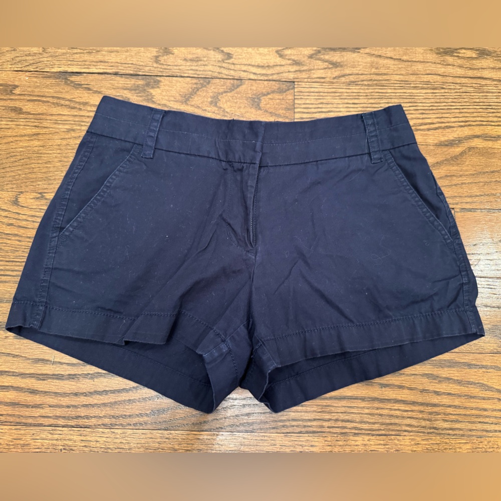 J.Crew Broken-In Chino Shorts Navy Size 4 100% Cotton